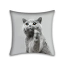 Cute cat anime pillow case – bedroom and living room square cushion by Decorbites