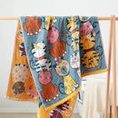 GobekUsa Cute Cat Bath Towel - Absorbent & Quick-Drying