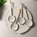 Cute cat ceramic spoon – kitchen and dining room dessert server by Decorbites