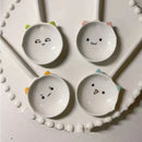 Cute cat ceramic spoon – kitchen and dining room dessert server by Decorbites