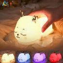 Cute cream colorful deer led lamp for bedroom by Decorbites