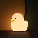 GobekUsa Cute Dull Duck Night Light USB Charging Kids Room Bedside Lamp