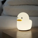 GobekUsa Cute Dull Duck Night Light USB Charging Kids Room Bedside Lamp