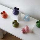 GobekUsa Cute Glass Ball Candle Holder Home Decor Aromatherapy Candelabrum