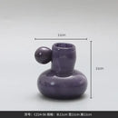 GobekUsa Cute Glass Ball Candle Holder Home Decor Aromatherapy Candelabrum