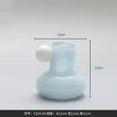 GobekUsa Cute Glass Ball Candle Holder Home Decor Aromatherapy Candelabrum