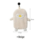Cute goose microfiber hand towels white & gray bathroom decor by Decorbites