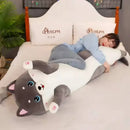 GobekUsa Husky Dog Side Sleep Body Pillow - Cute Sofa Bed Decoration & Gift