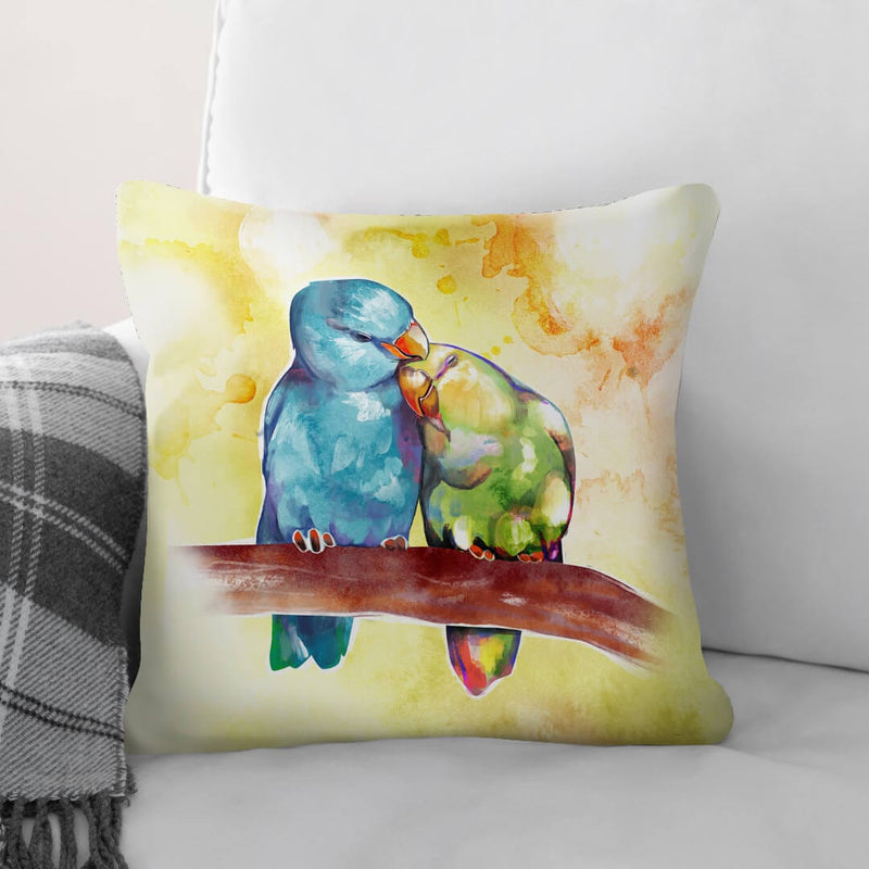 Cute Love Birds Cushion