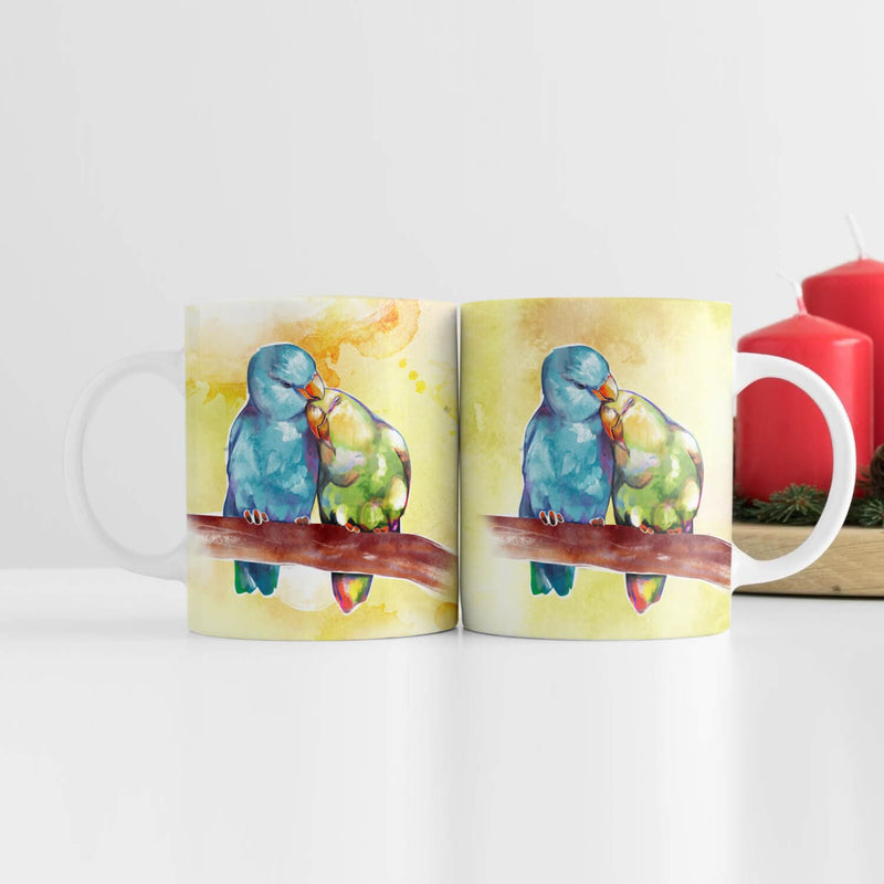 Cute Love Birds Mug