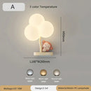 GobekUsa Cloud Shape LED Baby Room Wall Lamp - Eye Care Bedroom Fixture