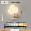 GobekUsa Cloud Shape LED Baby Room Wall Lamp - Eye Care Bedroom Fixture