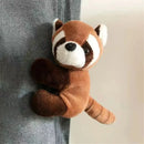 Cute panda plush bamboo pendant black & white bedroom decoration by Decorbites