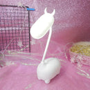 Cute pig elk night lamp pink white mint bedroom desk light by Decorbites