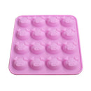 Cute pig head pink silicone cake mold kitchen ice cube tray by Decorbites