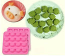 Cute pig head pink silicone cake mold kitchen ice cube tray by Decorbites