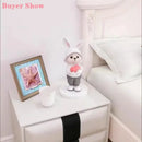 GobekUsa Cute Rabbit Desk Figurines, Cartoon Home Decor, Nordic Arts, Crafts Supplies