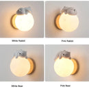 GobekUsa Cartoon Animal Wall Light for Bedroom Lighting