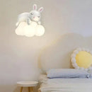 GobekUsa Cute Polar Bear Cloud Wall Lamp for Kids Bedroom Décor