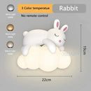 GobekUsa Cute Polar Bear Cloud Wall Lamp for Kids Bedroom Décor