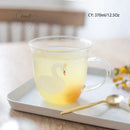Cute polar bear glass coffee mug kitchen heat resistant tea cup by Decorbites
