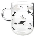 Cute polar bear glass coffee mug kitchen heat resistant tea cup by Decorbites