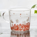 Cute polar bear glass coffee mug kitchen heat resistant tea cup by Decorbites