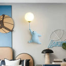 GobekUsa Bear Wall Lamp | Cute Nordic Cartoon Design for Girls Bedroom, Study, Dormitory