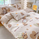 GobekUsa Cute Printed Cotton Duvet Cover for Double Queen Bed - Cozy & Non-Fading
