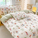 GobekUsa Cute Printed Cotton Duvet Cover for Double Queen Bed - Cozy & Non-Fading