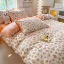GobekUsa Cute Printed Cotton Duvet Cover for Double Queen Bed - Cozy & Non-Fading