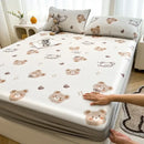 GobekUsa Cooling Ice Silk Mattress - 3Pcs, High Quality, Simple Pattern, Anti-Wrinkles.