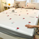 GobekUsa Cooling Ice Silk Mattress - 3Pcs, High Quality, Simple Pattern, Anti-Wrinkles.