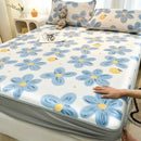 GobekUsa Cooling Ice Silk Mattress - 3Pcs, High Quality, Simple Pattern, Anti-Wrinkles.