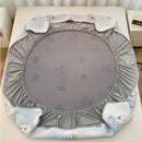 GobekUsa Cooling Ice Silk Mattress - 3Pcs, High Quality, Simple Pattern, Anti-Wrinkles.