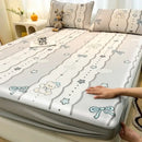 GobekUsa Cooling Ice Silk Mattress - 3Pcs, High Quality, Simple Pattern, Anti-Wrinkles.