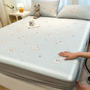 GobekUsa Cooling Ice Silk Mattress - 3Pcs, High Quality, Simple Pattern, Anti-Wrinkles.