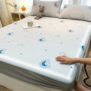 GobekUsa Cooling Ice Silk Mattress - 3Pcs, High Quality, Simple Pattern, Anti-Wrinkles.