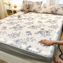 GobekUsa Cooling Ice Silk Mattress - 3Pcs, High Quality, Simple Pattern, Anti-Wrinkles.