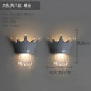 GobekUsa Cute Resin Crystal Wall Sconce | Children's Room Decoration Light