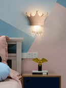 GobekUsa Cute Resin Crystal Wall Sconce | Children's Room Decoration Light