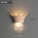 GobekUsa Cute Resin Crystal Wall Sconce | Children's Room Decoration Light