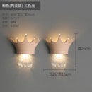 GobekUsa Cute Resin Crystal Wall Sconce | Children's Room Decoration Light
