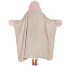 GobekUsa Cute Leopard Flannel Lap Blanket - Soft & Warm Autumn Shawl Blanket