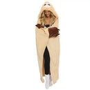 GobekUsa Cute Sloth Flannel Shawl Blanket for Cozy Autumn & Winter Warmth