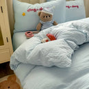 GobekUsa Cartoon Embroidery Bed Sets - Super Soft & Cute Bedding Set for Kids & Adults