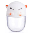 Cute white and orange ceramic cat spice jar set kitchen shaker by Decorbites