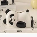 GobekUsa Cartoon Puppy Tissue Box: Cute Animals Ceramic Desk Decoration & Paper Towel Case