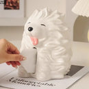 GobekUsa Cartoon Puppy Tissue Box: Cute Animals Ceramic Desk Decoration & Paper Towel Case