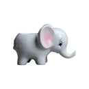 Cute white elephant succulent planter bedroom ceramic flowerpot by Decorbites